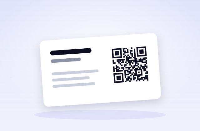 ตัวอย่าง นามบัตรดิจิทัล — ป้าย QR ที่ร้านค้าใช้จริง